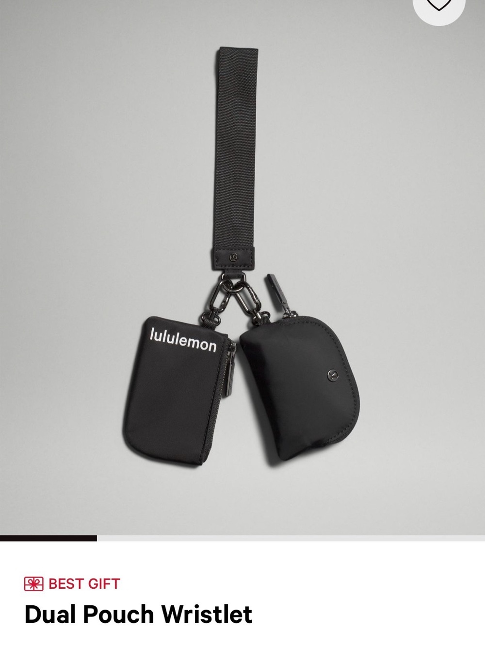 Lululemon Black Key Pouch Duo with Strap - Picture 3 of 3